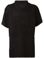 D-gnak Overlayered T-shirt, Men's, Size: 52, Black, Polyester/nylon