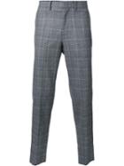 Cityshop Tailored Houndstooth Trousers, Men's, Size: Medium, Grey, Polyurethane/wool