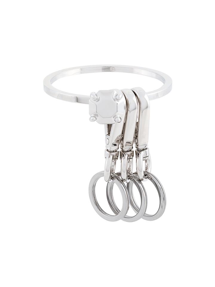Mm6 Maison Margiela Clip Bangle - Metallic