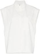 Ten Pieces X Rude Collared Sleeveless Shirt - White