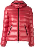 Moncler 'berre' Padded Jacket, Women's, Size: 0, Red, Feather Down/polyamide