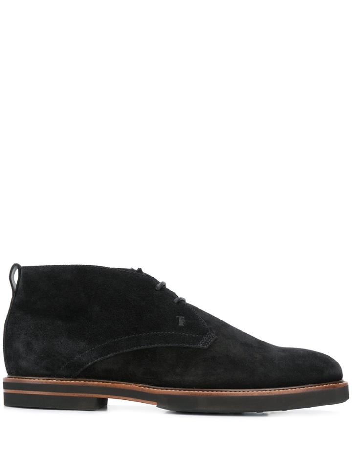 Tod's Lined Desert Boots - Black