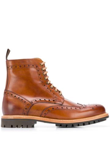Berwick Shoes Cuero Lavato Boots - Brown