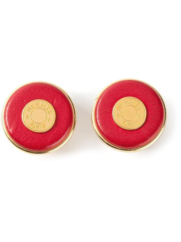 Hermes Vintage Clip-on Earrings