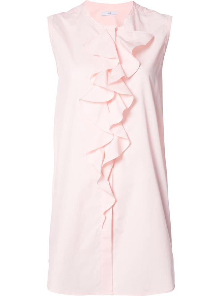 Tome 'sleeveless Open Back Tie' Shirt, Women's, Size: 6, Pink/purple, Cotton