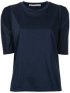Dion Lee Cutout Shoulder T-shirt - Blue