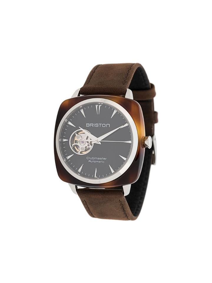 Briston Watches Clubmaster Iconic Acetate Watch - Black