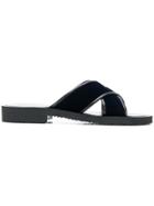 Giuseppe Zanotti Design Cross Over Strap Sandals - Black