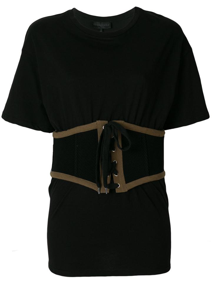 Kendall+kylie Corset T-shirt - Black