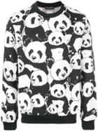 Dolce & Gabbana Panda Print Sweatshirt - Black