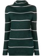 Les Copains Striped Sweater - Black