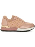 Gianni Renzi Studded Low-top Sneakers - Pink & Purple