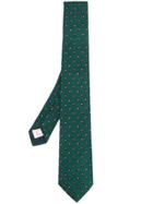 Tagliatore Paisley Print Tie - Green