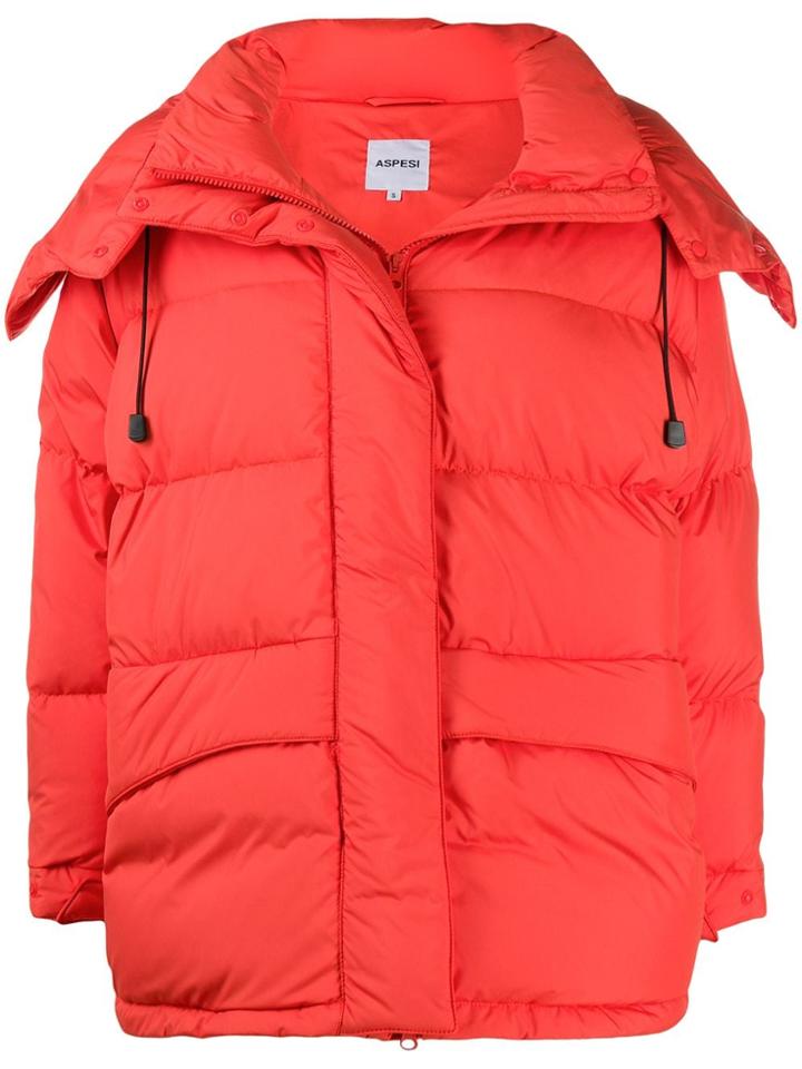 Aspesi Oversized Down Jacket - Orange