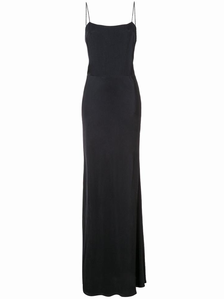 Jason Wu Grey Sleeveless Shift Maxi Dress - Black