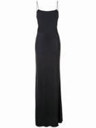 Jason Wu Grey Sleeveless Shift Maxi Dress - Black
