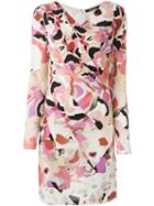 Roberto Cavalli Kaleidoscope Floral Dress, Women's, Size: 44, White, Viscose