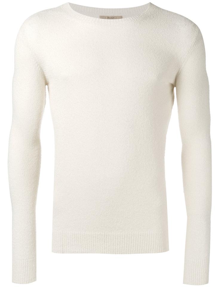 Nuur Crew Neck Jumper, Men's, Size: 48, Nude/neutrals, Cotton/nylon