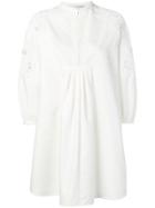 Valentino Embroidered Floral Dress - White