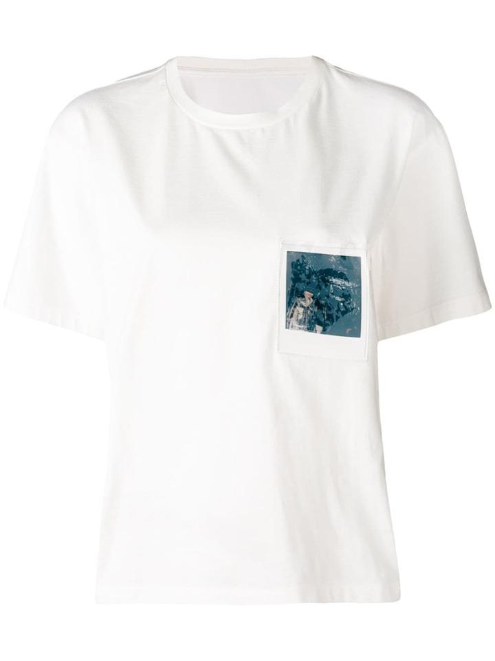 Mm6 Maison Margiela Polaroid T-shirt - White