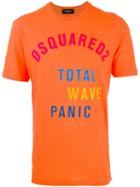 Dsquared2 Fluo T-shirt, Men's, Size: Small, Yellow/orange, Cotton