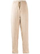Forte Forte Drawstring Waist Trousers - Neutrals