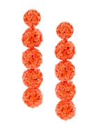 Sachin & Babi Fleur Bouquet Earrings - Yellow & Orange