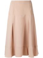Olympiah - A-line Midi Skirt - Women - Polyester - 38, Pink, Polyester