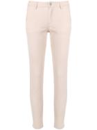 Steffen Schraut Side Embellished Skinny Trousers - Neutrals