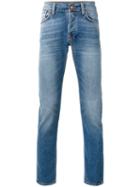 Nudie Jeans Co - Faded Slim Fit Jeans - Men - Cotton/spandex/elastane - 34, Blue, Cotton/spandex/elastane