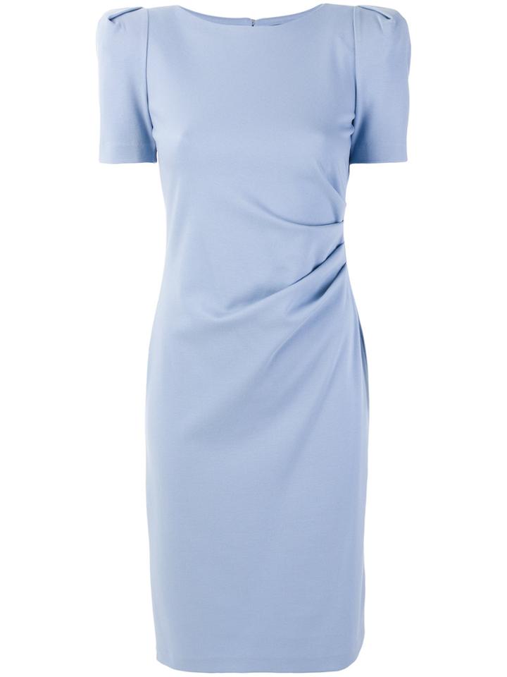 Giorgio Armani Fitted Midi Dress - Blue