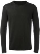 Transit Open Seam Sweater, Men's, Size: Medium, Black, Cotton
