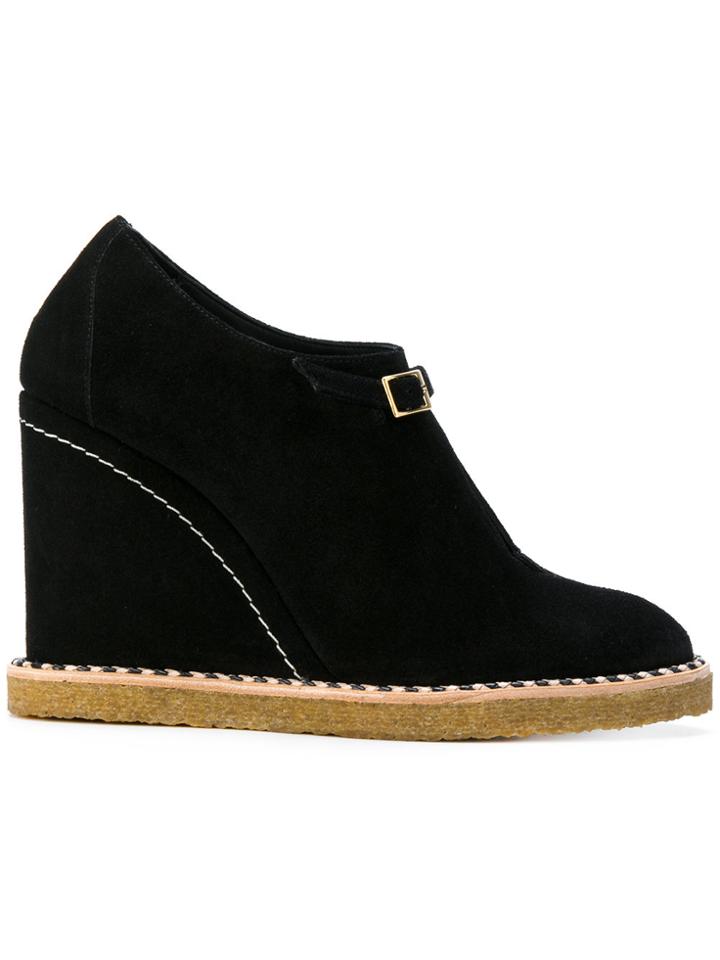 Paloma Barceló Wedged Pumps - Black
