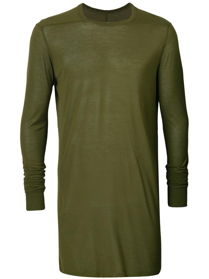 Rick Owens Mid-length Sweater - Green