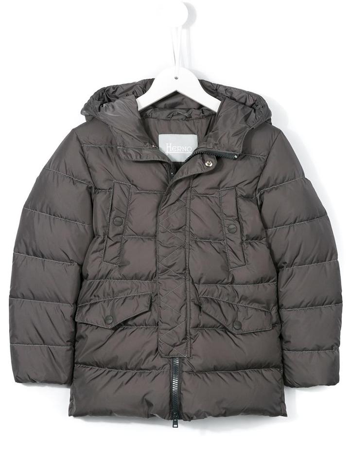 Herno Kids Puffer Jacket, Boy's, Size: 12 Yrs, Grey