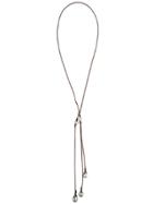 Mignot St Barth 'angela' Wrap Necklace - Brown