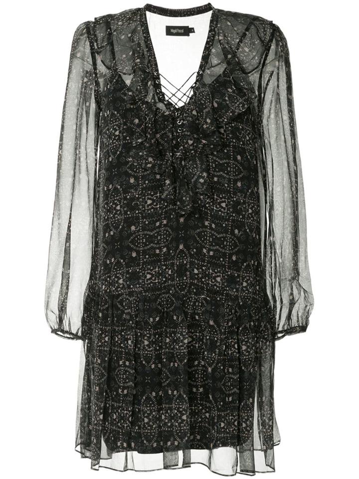 Magali Pascal Sheer Dress - Multicolour