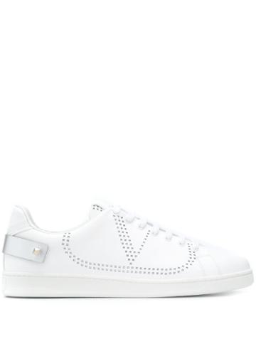 Valentino Valentino Garavani V Logo Sneakers - White