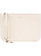 Valextra Grained Pouch - Nude & Neutrals