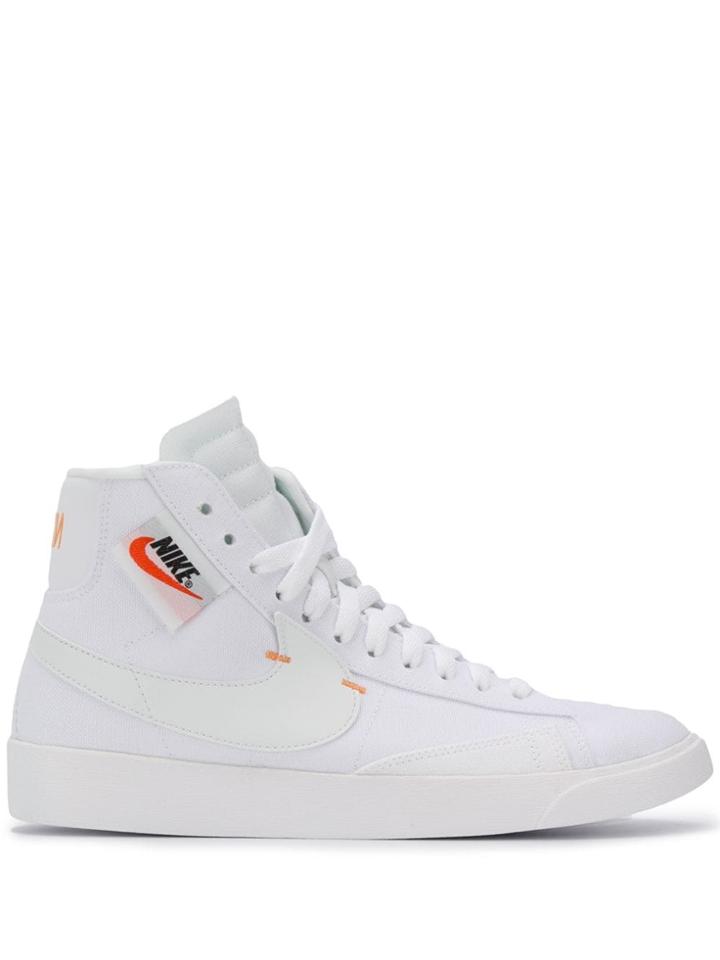 Nike Nike Blazer Mid Rebel High Top Sneakers - White