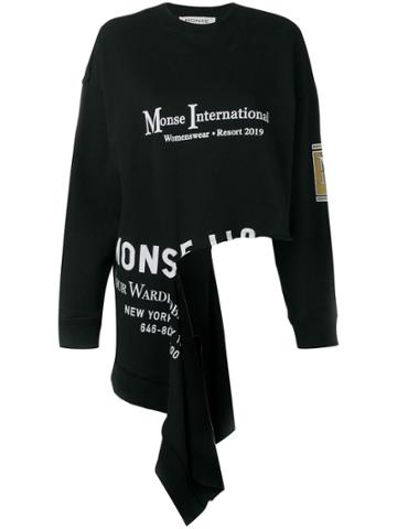 Monse Monse International Ripped Sweatshirt - Black
