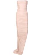 Tom Ford Fitted Bustier Long Zipped Dress - Nude & Neutrals