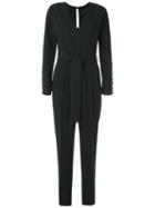 Giuliana Romanno - Long Sleeves Jumpsuit - Women - Polyester - 36, Black, Polyester