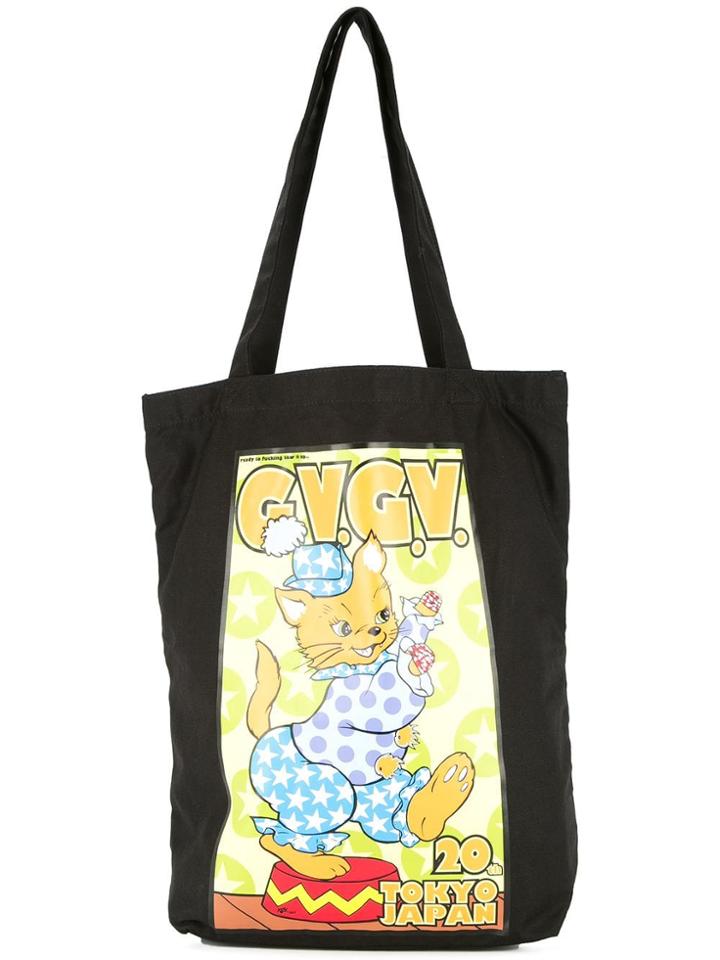 G.v.g.v. Kozik Printed Tote - Black