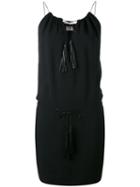 Saint Laurent - Shift Dress - Women - Silk/acetate/viscose - 38, Black, Silk/acetate/viscose