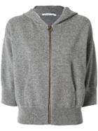 Agnona Zipped Hoodie - Grey