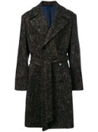 Mp Massimo Piombo Single Breasted Coat - Brown
