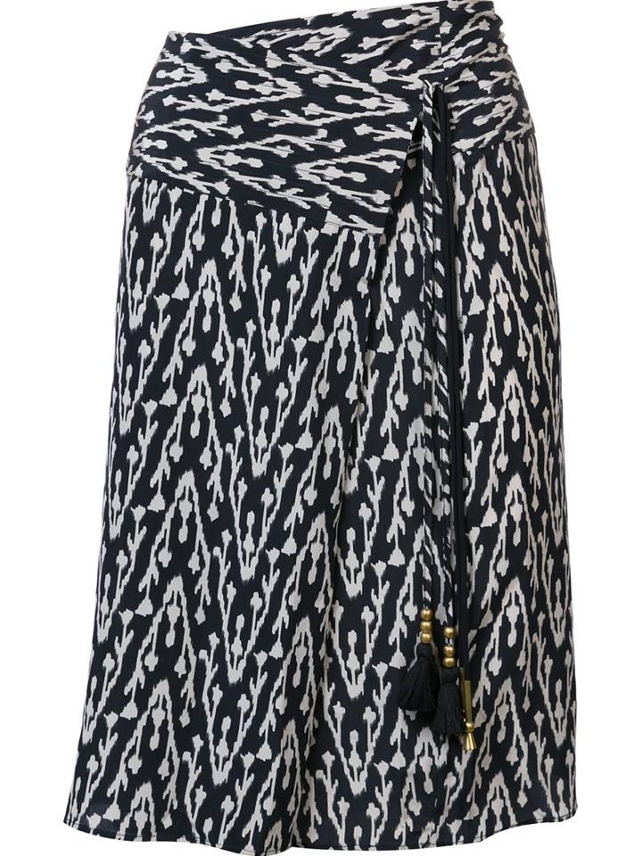 Figue 'kloe' Ikat Print Wrap Skirt