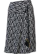 Figue 'kloe' Ikat Print Wrap Skirt