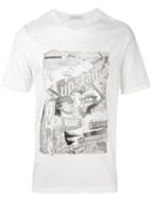 Pierre Balmain Rock Concert Print T-shirt, Men's, Size: 48, Nude/neutrals, Cotton